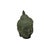 This weathered Buddha head sculpture is captured from multiple angles, showcasing a serene and meditative aesthetic. Cast...