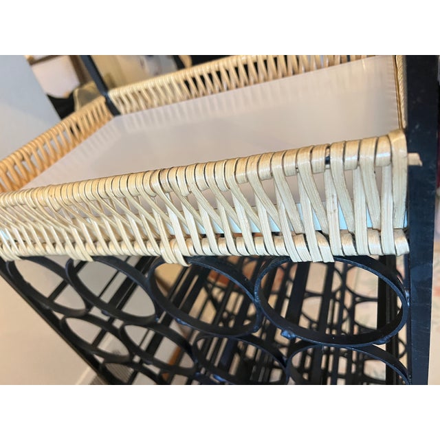Mid 20th Century Mid 20th Century Wine Rack Mid Century Modern in the Style of Arthur Umanoff For Sale - Image 5 of 8