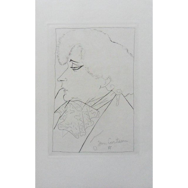 Jean Cocteau, Portrait de Colette, Etching For Sale - Image 4 of 4
