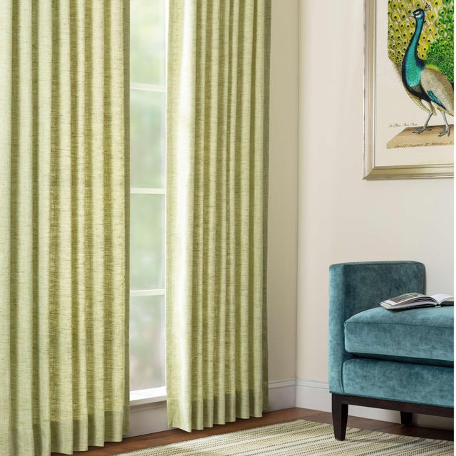 Contemporary Dash & Albert by Annie Selke Oslo Stripe Green Woven Cotton Rug, 2'6" x 8' For Sale - Image 3 of 5