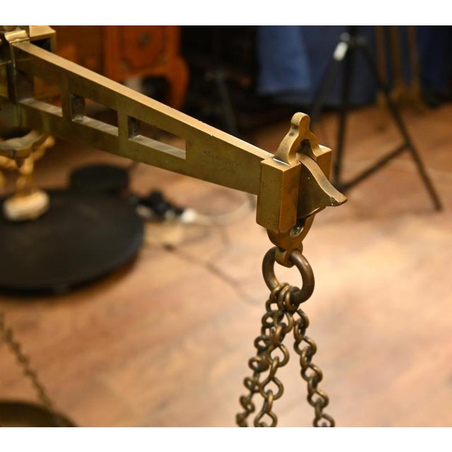 Brass Balance Scales from W. & T. Avery, Birmingham, 1880 For Sale - Image 5 of 9