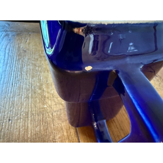 Blue Vintage Marie Brizard Promotional Pitcher, French Liqeuer For Sale - Image 8 of 8