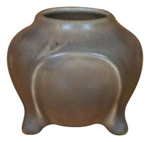 Antique Rookwood 1919 XIX Matte Glaze Footed Cabinet Vase Bowl Compote