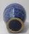 Blue Italian Artisan Mottled Blue Urn For Sale - Image 8 of 10