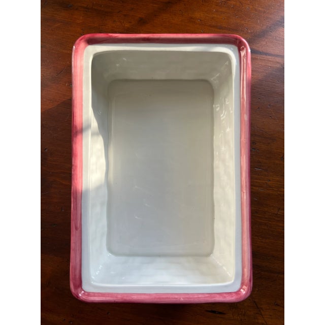 Ceramic Vintage Lidded Ceramic Asparagus Serving Piece For Sale - Image 7 of 11