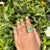 Not Yet Made - Made To Order Heart Cut Green Emerald and Diamond Ring in 18k Yellow Gold Size 7 ( All Sizes Available) For Sale - Image 5 of 16