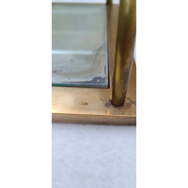 Vintage Wall-Mounted Coat Rack with Hat Rack in Brass, 1950s For Sale - Image 9 of 18