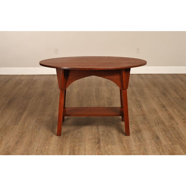 Stickley Mission Collection Oak Limbert Library Table For Sale - Image 12 of 18