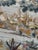 1960s Vintage French Needlepoint Tapestry with Landscape Motif in the style of Aubusson, 1960s For Sale - Image 5 of 18