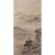 Japanese Pre-1940 Japanese Showa Silk Scroll Painting "Landscape With River and Boats" For Sale - Image 3 of 12