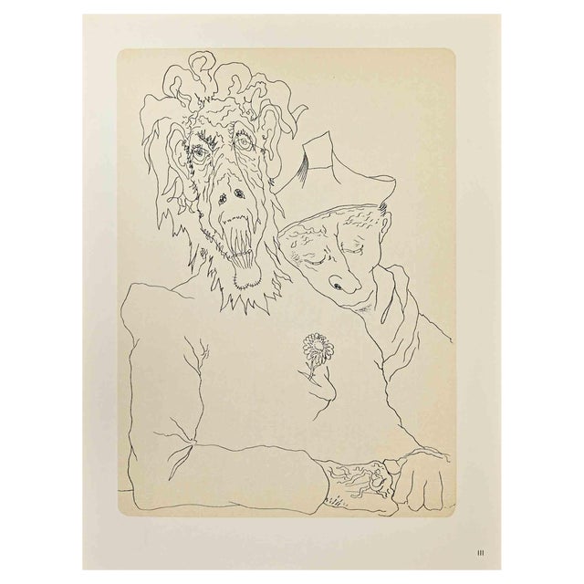 Emmanuel Peillet, Sweet Dream, Phototype Print, 1970s For Sale