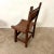 1950s Spanish Chair in Leather and Carved Wood, 1950s For Sale - Image 5 of 12