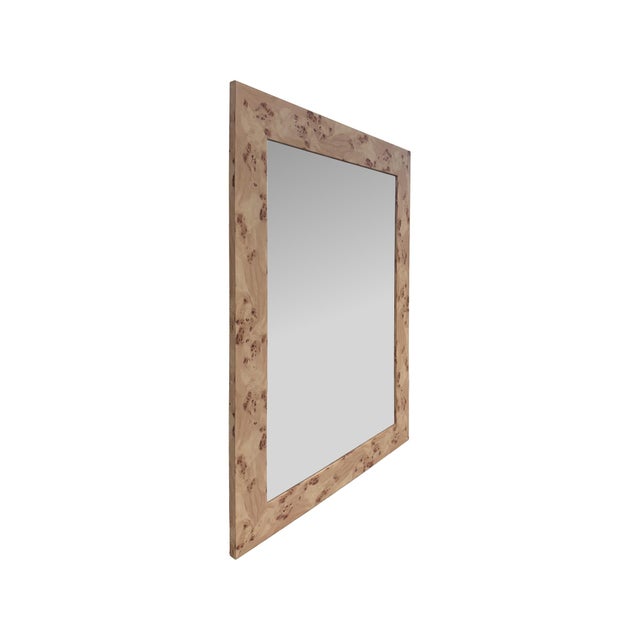 2020s Burled Vanity Mirror For Sale - Image 5 of 11