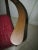 1950s Vintage Corner Chair Wood and Fabric Seat For Sale - Image 5 of 6