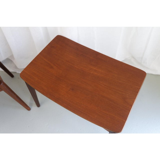 Wood Set of Vintage Danish Teak Footstools by Sigfred Omann for Ølholm, 1950s For Sale - Image 7 of 18