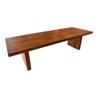 Walnut Dining Table by Merton Gershun for Dillingham Esprit Collection, Ca. 1970 For Sale