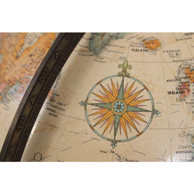 Brandt Replogle Globe/Mahogany Stand For Sale - Image 9 of 17