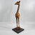 African Early 20th Century Giraffe Wood Sculpture on Custom Base For Sale - Image 3 of 9