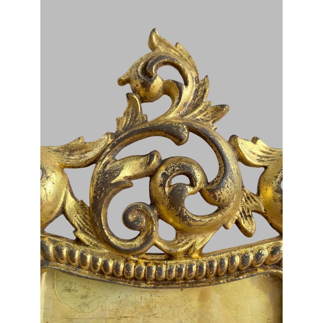 Gold Gilt Bronze Photo Frame, 1800s For Sale - Image 8 of 12