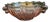 Art Deco Glass Bowl in Storm-Cloud Color by Stölzle Heřmanova Huť, 1920s For Sale