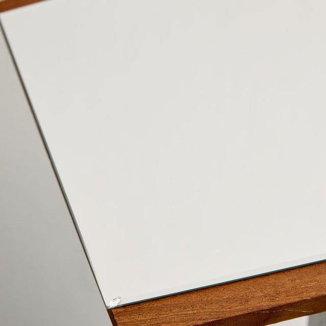 Vintage Teak Framed Mirror, 1970s For Sale - Image 3 of 7