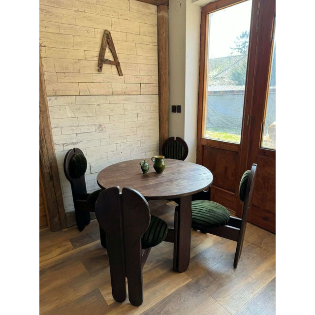 Vintage Dining Set by Szedleczky Mária, 1960s, Set of 5 For Sale - Image 4 of 5