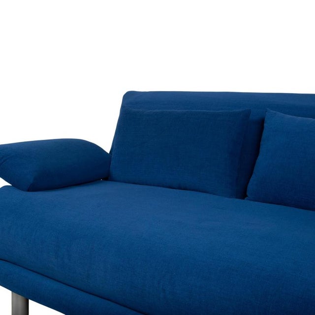 Multy 3-Seater Sofa in Blue Malou 167 Upholstery from Ligne Roset For Sale - Image 10 of 17