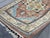 Terracotta Persian Style Heriz Wool Rug With Blue Accents, 3'11" X 6'3" For Sale - Image 11 of 14