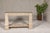 Wood Mughal Style Whitewash Console Table with Carved Apron and Lower Shelf For Sale - Image 7 of 12