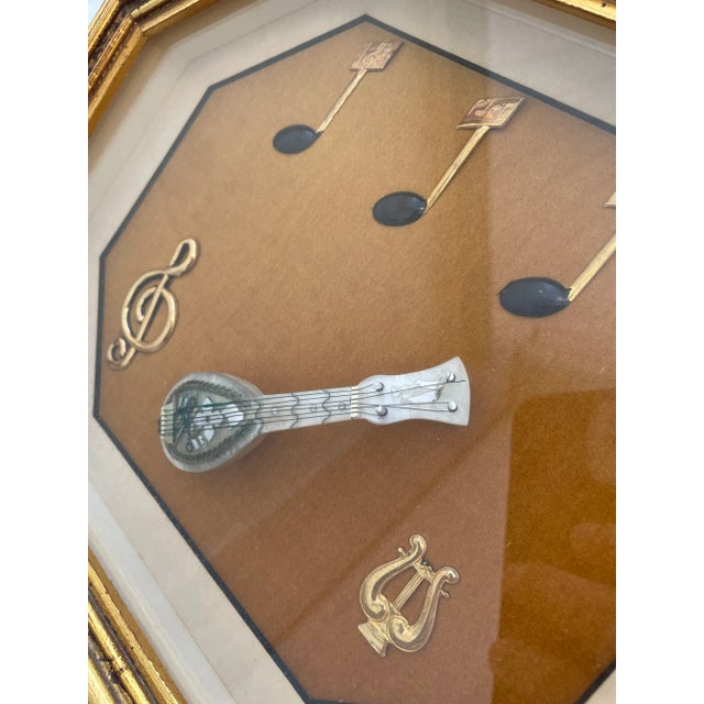 Italian Florentine Sterling & Mother of Pearl Guitar Shadow Boxes For Sale - Image 11 of 11