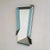 Vintage Geometric Mirror in Blue and Dark Gray Smoked Glass, 1980s For Sale - Image 5 of 7