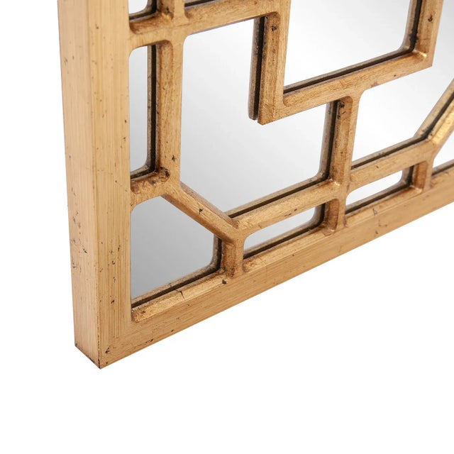 Kenneth Ludwig Chicago Aldrich Gold Mirror For Sale - Image 4 of 6