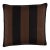 Schumacher Hemlock Stripe 22" Pillow In Java For Sale