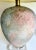 1980s Postmodern Metal and Lucite Pink Blue Table Lamp For Sale - Image 4 of 13