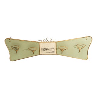 Wall-Mounted Coat Rack, 1940s For Sale