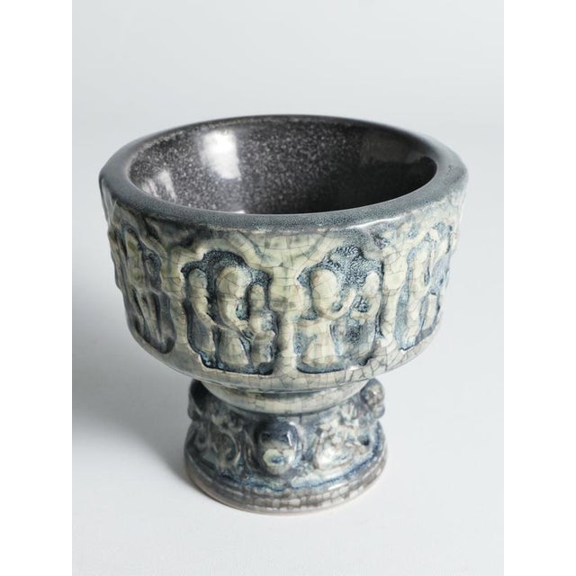 1960s Gothic Ceramic Jardiniere by Michael Andersen & Son, 1960s For Sale - Image 5 of 14