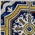 Earthenware - Set of 24 tiles - 19th century. Portuguese, 19th century; polychrome decoration. Dimensions: 14x14 cm.
