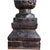 Metal Early 20th Century Pair of 34" Large Black Cast Iron Pineapple Architectural Finials Outdoor Statues For Sale - Image 7 of 10