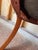 Early 20th Century Set of 6 Crotch Flame Mahogany Empire Style Saber Leg Dining Chairs For Sale - Image 11 of 18