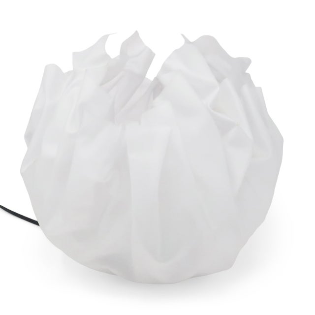 An original-production Crinkle Lamp by Lyn Godley and Lloyd Schwan, made by Godley-Schwan in 1996. The shade is a single...