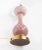 Lavender Vintage Mauve Hobnail Murano Table Lamp Attributed to Barovier & Toso For Sale - Image 8 of 12