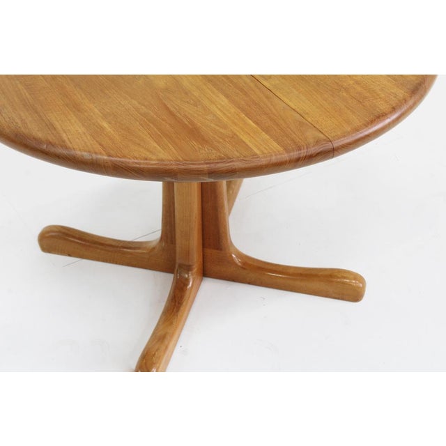 Vintage Danish Extendable Dining Table in Teak, 1960s For Sale - Image 11 of 12