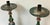 Pair Tuscan Polychrome Wooden Altar Candlesticks, Worn Patina, 18th / 19th C. For Sale - Image 13 of 17