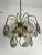 Murano Glass and Brass Chandelier by Vistosi, 1970s For Sale - Image 3 of 12
