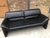 Three-Seater Sofa in Black Genuine Leather by Hans Kaufeld for de Sede, 1980s, in Very Good conditions. Designed 1980 to...