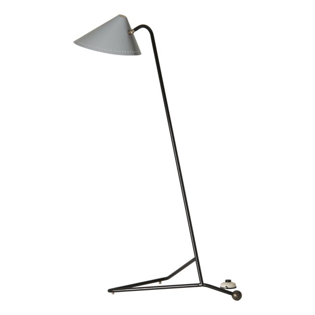 Mid-Century Floor Lamp by H. Th. J. A. Busquet for Hala Zeist For Sale