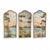 Italian Artist, Lobed Panels with Landscapes, Oil Paintings on Canvas, Set of 3 For Sale - Image 5 of 5