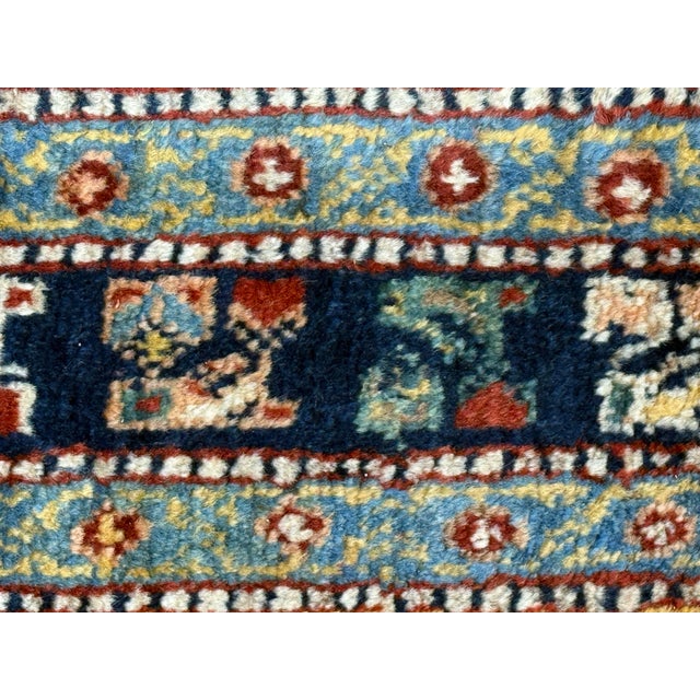 3ft 2in × 9ft 4in Persian-Style Wool Runner Rug, Vintage For Sale In San Francisco - Image 6 of 12