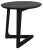 Wood Cantilever Table, Charcoal Black For Sale - Image 7 of 8