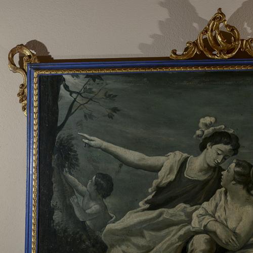 Gallant Scene, Oil on Canvas, Framed For Sale - Image 4 of 9
